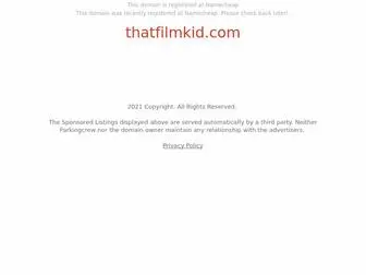 Thatfilmkid.com(thatfilmkid) Screenshot