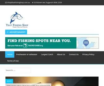 Thatfishingshop.com.au(Fishing News and Updates) Screenshot