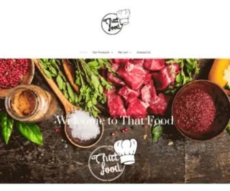 Thatfood.co.za(That Food) Screenshot