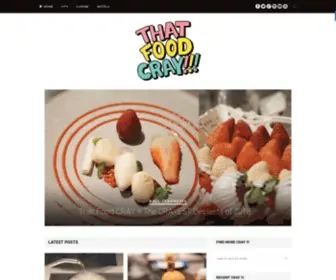 Thatfoodcray.com(That Food Cray) Screenshot