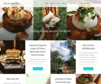 Thatfoodiechick.com(Tasting my way around the world) Screenshot