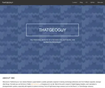 Thatgeoguy.ca(ThatGeoGuy) Screenshot