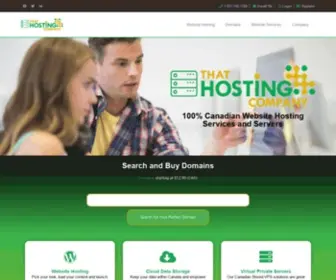 Thathost.ca(That Hosting Company) Screenshot