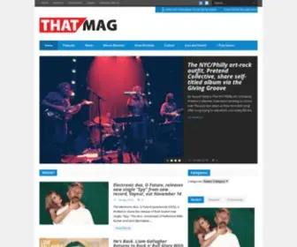 Thatmusicmag.com(That Music Magazine) Screenshot