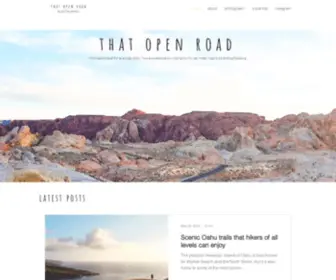 Thatopenroad.com(That Open Road) Screenshot