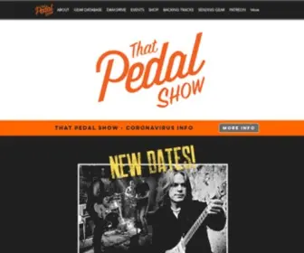 Thatpedalshow.com(That Pedal Show) Screenshot