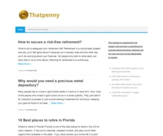 Thatpenny.com(Thatpenny) Screenshot