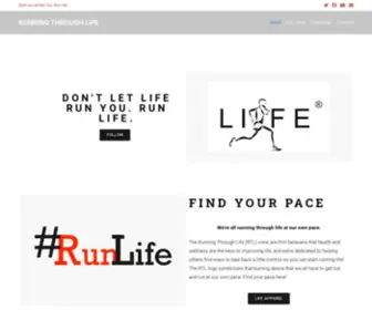 Thatrunlife.com(Apparel for the athlete) Screenshot