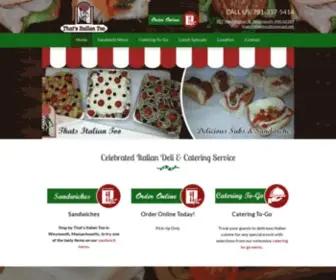 Thatsitalian2.com(Italian Deli) Screenshot