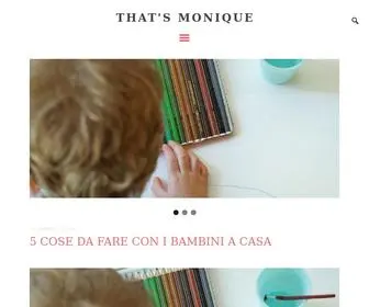 Thatsmonique.com(That's Monique) Screenshot