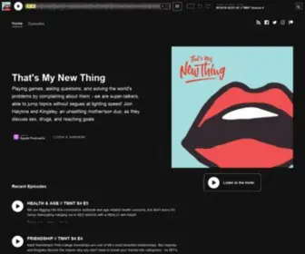 Thatsmynewthing.com(Digital Comedy Series About Our New Things) Screenshot