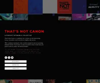 Thatsnotcanon.com(Thatsnotcanon) Screenshot