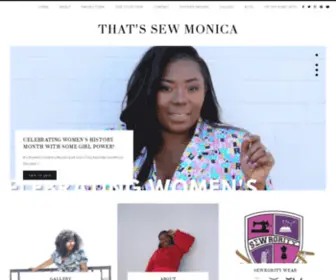 Thatssewmonica.com(A Sewing and Fashion DIY) Screenshot