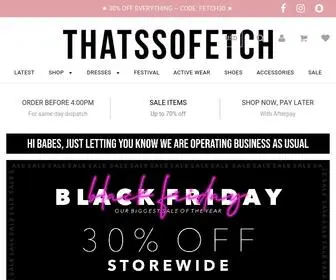 Thatssofetch.com(Thats So Fetch) Screenshot