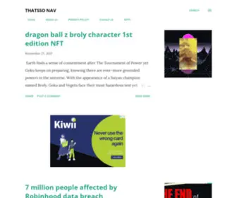 Thatssonav.com(Tech news and Celebrity refreshes) Screenshot