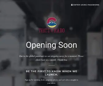 Thatssorado.com(That's So Rado) Screenshot