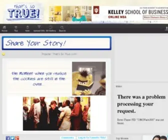 Thatssotrue.com(Your Story) Screenshot