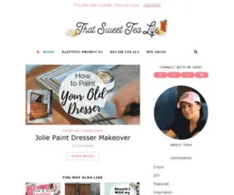 Thatsweettealife.com(Southern Spun DIY) Screenshot