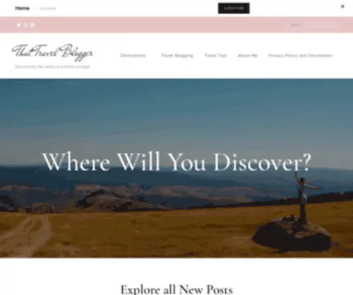 Thattravelblogger.com(That Travel Blogger) Screenshot