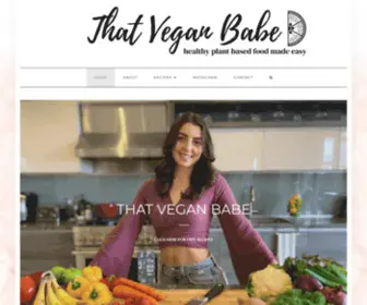 Thatveganbabe.com(That Vegan Babe) Screenshot