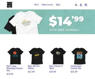 Thatwasepic.shop(ThatWasEpic Merch) Screenshot