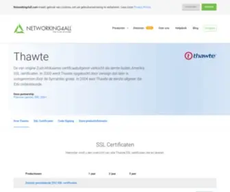 Thawte.nl(Thawte) Screenshot
