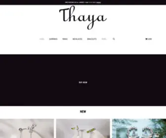 Thayajewelry.com(THAYA Jewelry) Screenshot