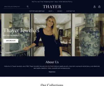 Thayerjewelers.com(Thayer Jewelers) Screenshot