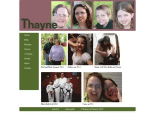 Thaynefam.org(Thaynefam) Screenshot