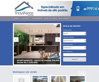 Thaysferrazimoveis.com.br(ESPECIALISTA EM IMÓVEIS DE ALTO PADRÃO) Screenshot