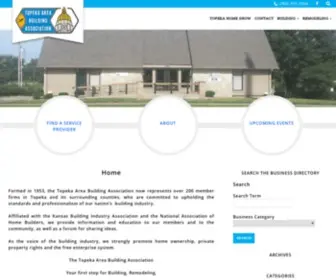 Thba.com(Topeka Area Building Association) Screenshot