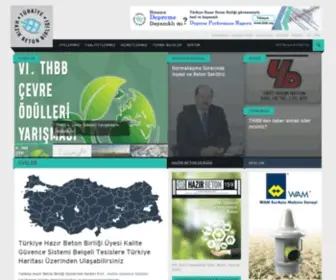 THBB.org(Türkiye Hazır Beton Birliği) Screenshot