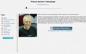 Thbecker.net(Thomas Becker's) Screenshot