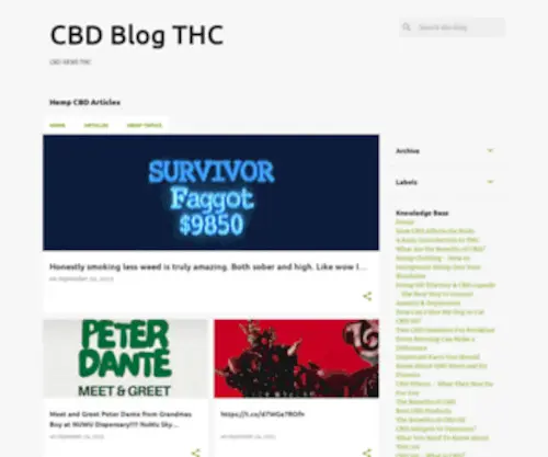 THC420Hemp.com(CBD Blog THC) Screenshot