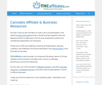 Thcaffiliates.com(THC) Screenshot