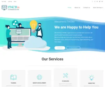 THCB.org(Training, Development, Computer services provider) Screenshot