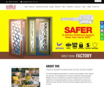 THCDoor.com.my(Security Door Supplier Selangor) Screenshot