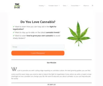 Thcoverdose.com(Cannabis in Review) Screenshot