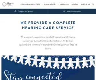 THCP.co.uk(Audiologists & Hearing Care) Screenshot