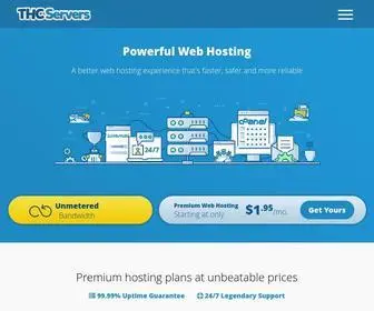 THcservers.com(THCServers offers a variety of reliable services) Screenshot
