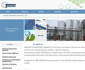 THDchem.com(青岛泰宏达化工有限公司) Screenshot