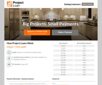 THdloan.com(Home Depot Loan Services) Screenshot