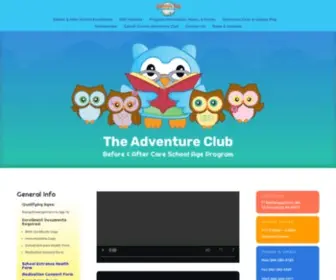 The-Adventureclub.com(The Adventure Club) Screenshot