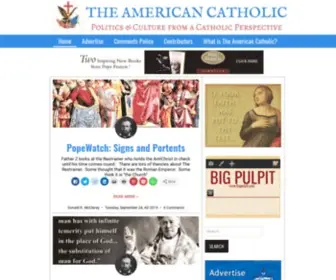 The-American-Catholic.com(Politics & Culture from a Catholic Perspective) Screenshot