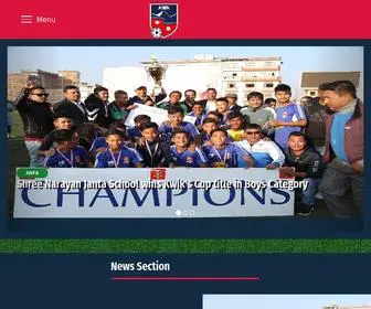 The-Anfa.com(The Home of Nepali Football) Screenshot