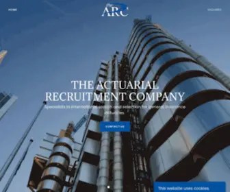 The-ARC.co.uk(The Actuarial Recruitment Company specialises in international search and selection for general insurance actuaries) Screenshot