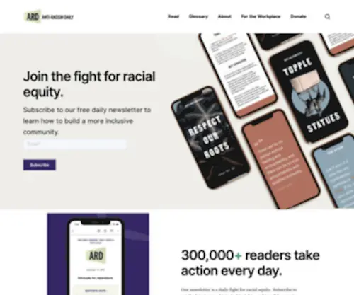 The-ARD.com(Anti-Racism Daily) Screenshot