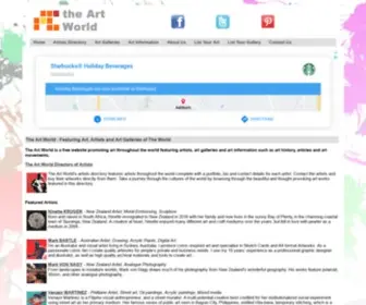 The-ART-World.com(The Art World) Screenshot
