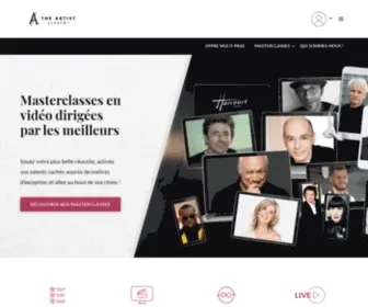 The-Artist-Academy.fr(Masterclass en ligne dirigée par les plus grand) Screenshot