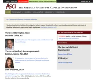 The-Asci.org(The American Society for Clinical Investigation) Screenshot